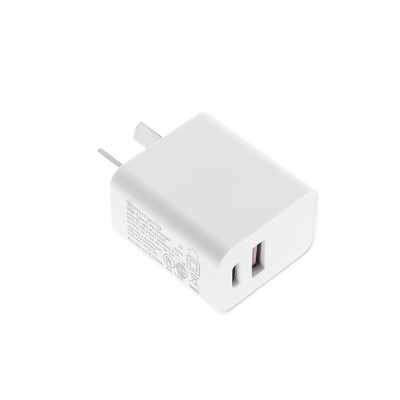 Customize logo PD 18w quick Charge USB Type C Ports Wall Fast Phone Charger USB-C Adapter With AU/US/UK/EU Plugs